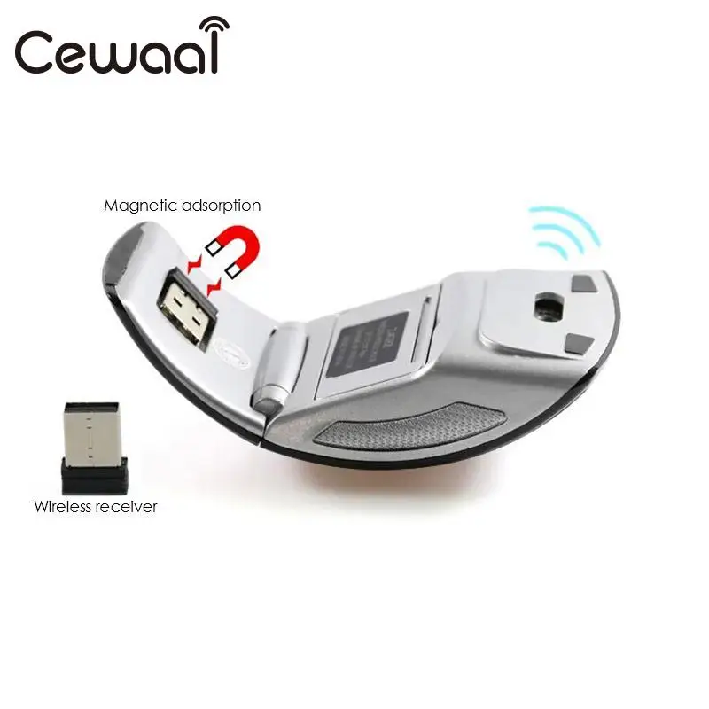 Cewaal беспроводная мышь компьютерная складной настольный usb приемник 2 4 ГГц