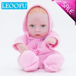 LEOOFU 28 см 11 дюймов Детские моделирования куклы Мягкие Детские возрождается детские игрушки Куклы новорожденных Для мальчиков и девочек