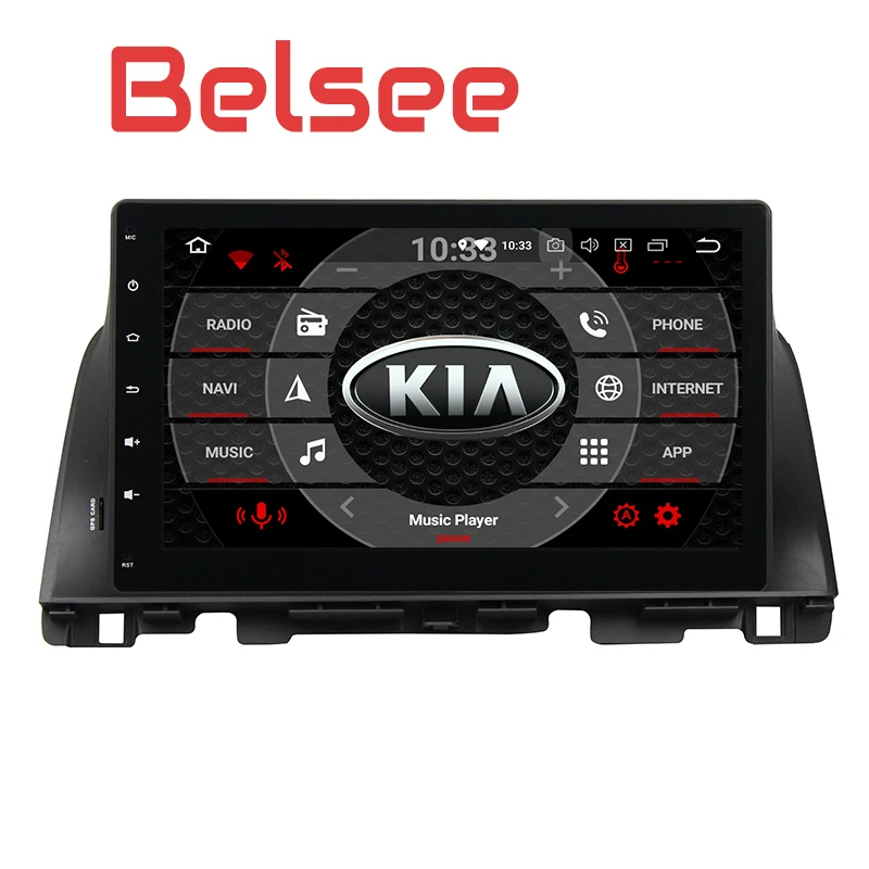

Belsee 10.1 Inch Touch Screen Radio Android 8.0 Auto Radio Carplay GPS Navigation System Kia optima k5 2015 2016 8 Core 4+32GB