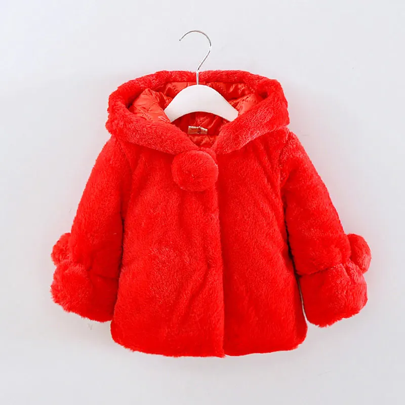 

JKP fall and winter of 2018 girls imitated fur fashion coat dust coat children outside the fur jacket children's clothing FPC-81
