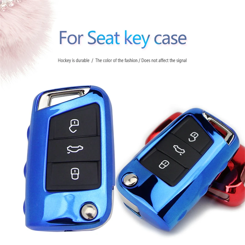 Kukakey ТПУ для Seat Leon Ibiza CUPTRA кошелек автомобильный брелок ключей упаковка чехол