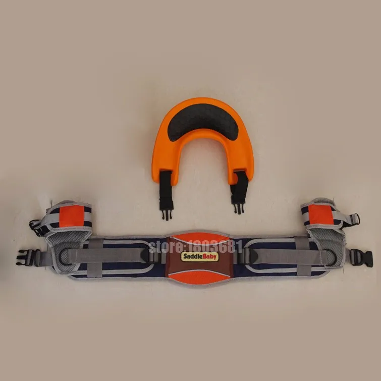 Hands Free Shoulder Carrier with Ankle Straps and Cushioned Hip Seat Nylon Child Strap Rider travel back frame infant saddle