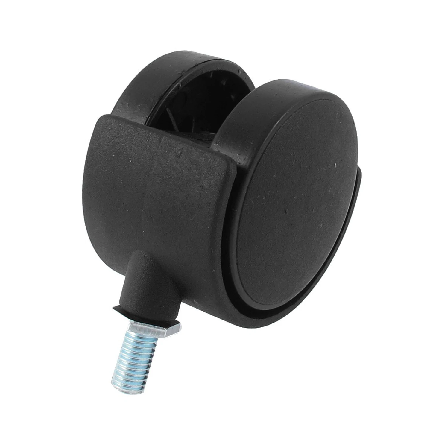 

Promotion! 8mm Threaded Stem 5 Inch Dia Wheel Chair Swivel Caster With brake 5 Pcs Black