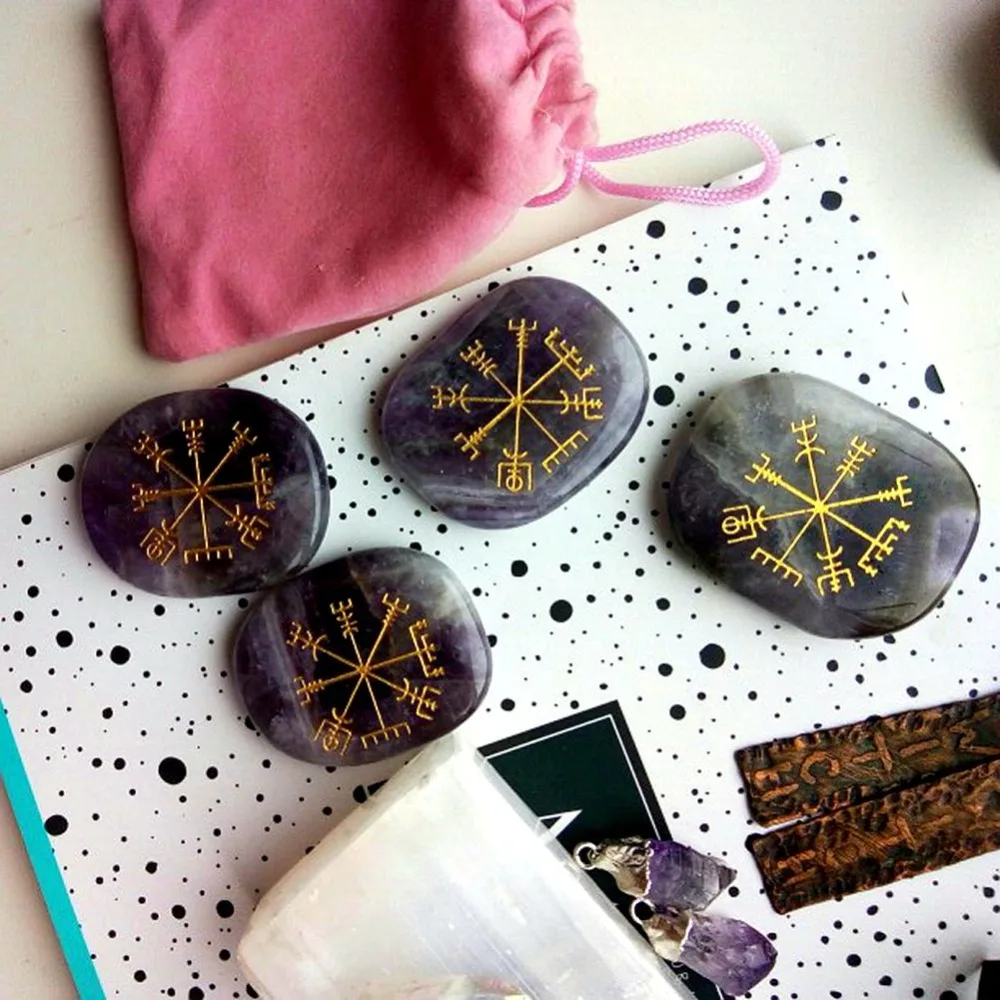 amethyst viking compass
