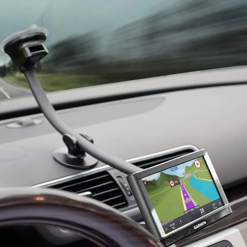 GPS Автомобильный держатель для Garmin Nuvi [13 дюймовый гусиная шея удлиненная рука]