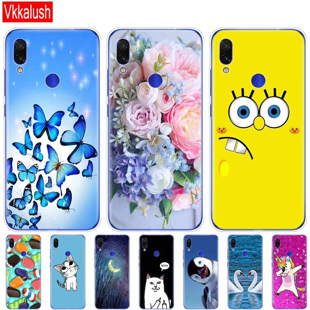

For Xiaomi Redmi Note 7 Case Silicon Painting Soft TPU For Xiaomi Redmi Note 7 Case 6.3 inch Fundas Coque Redmi Note7 Cases