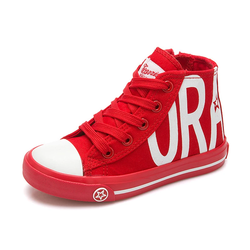 

Brand Children Shoes Canvas Kids shoes girl children canvas Boots boys sneakers child Girls Boots canvas toddler shoes red black