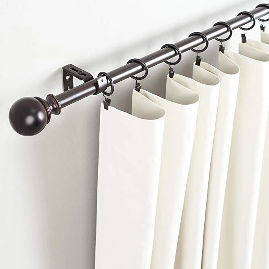 Drapery Curtain Clips with Rings Set of 12 Rings Curtains Eyelets Hooks