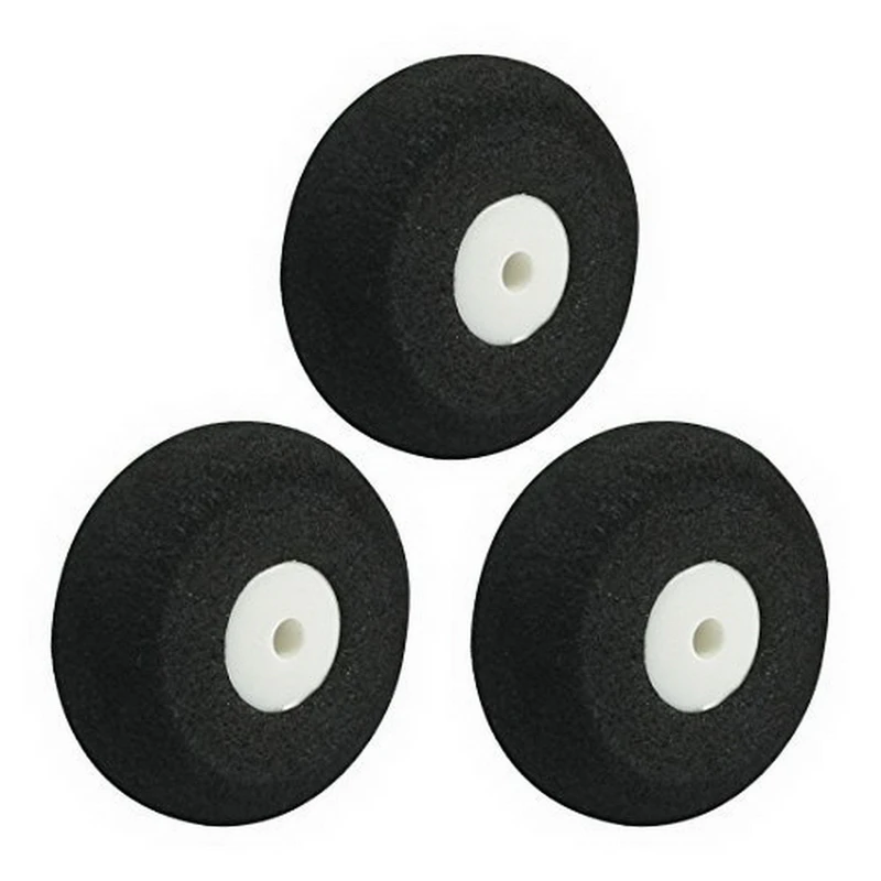 

3pcs RC Model Airplane Super Light Sponge Tire Tail Wheel 25mm 1
