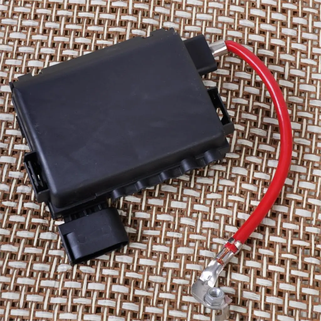 DWCX 1J0937550A Black Fuse Box Battery Terminal for Volkswagen VW Beetle Golf Jetta Bora MK4 Audi