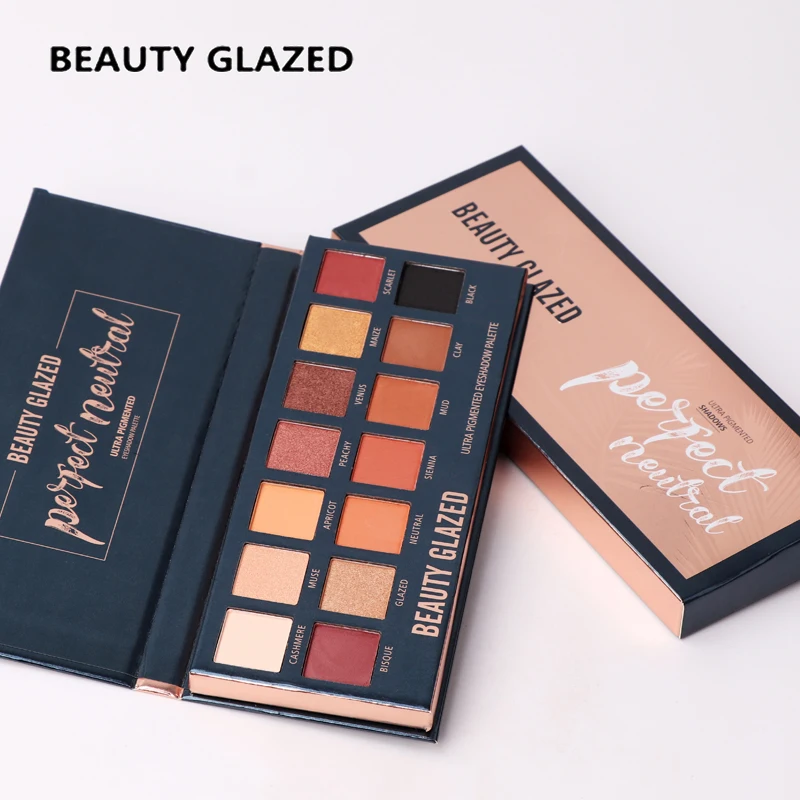 

14 Color Beauty Glazed Professional Soft Glam Matte Eyeshadow Glitter Eye Shadow Palette Long Lasting Makeup Eyeshadow Pallete