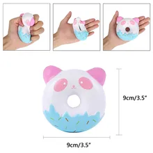 10 CM Cute Squishy Donut Cream Scented Super Slow Rising Phone Strap Squeeze Toy Gift