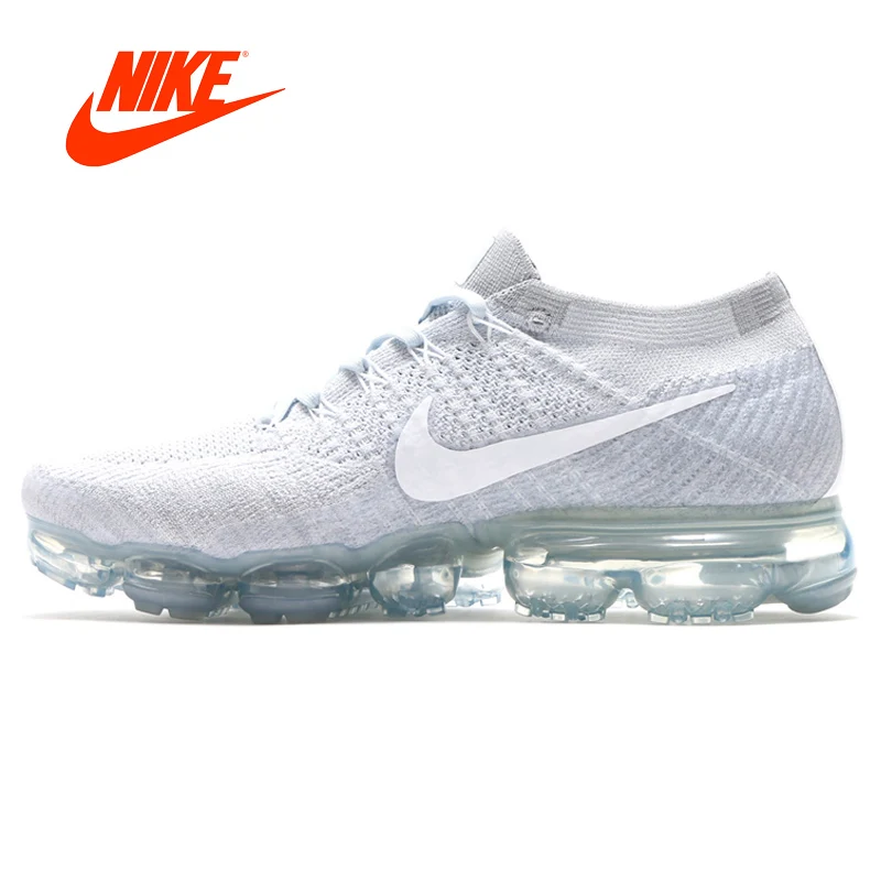 Original Nike Air VaporMax Flyknit Men Running Shoes Breathable Comfortable Sneakers Sport Outdoor Sneakers Cushioning