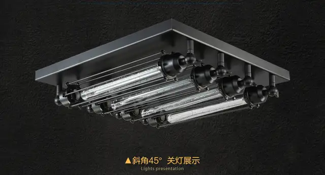 Plafoniere A Led : Online shop industrial ceiling light edison bulb retro
