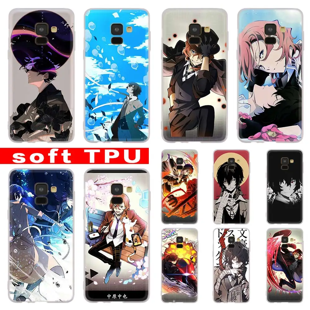Мягкий чехол для Samsung Galaxy A80 A90 A8 A6 Plus A5 A3 A7 2018 2017 2016 A50 A30 A40 A70 A10 A2 CORE аниме бродячие