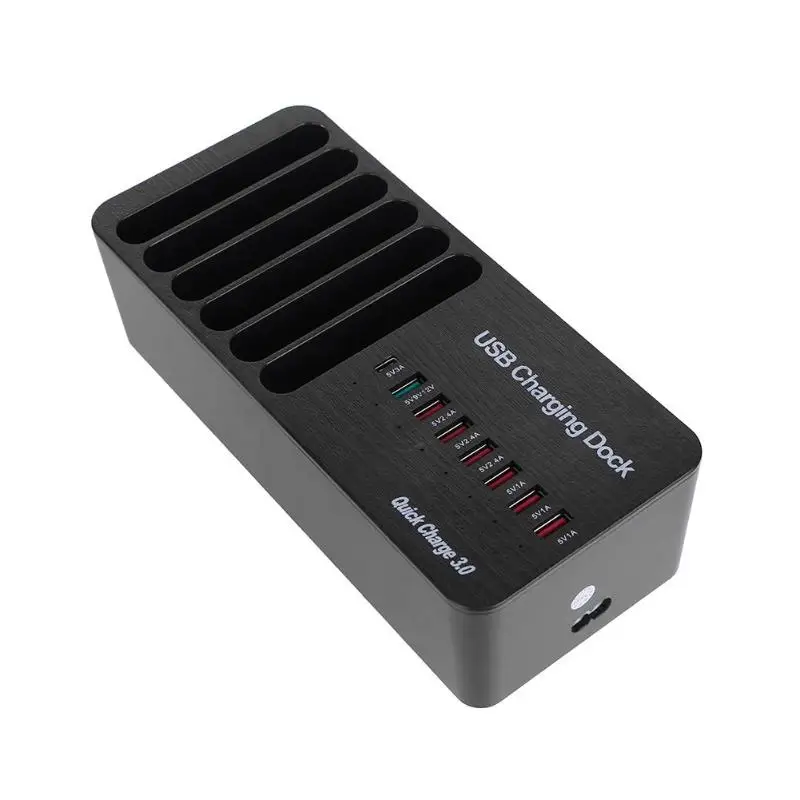 

Universal Multi-Port 8 Ports Usb Travel Wall Charger Desktop Charge Station For Mobile Phone Notebook Laptop(Eu Plug)