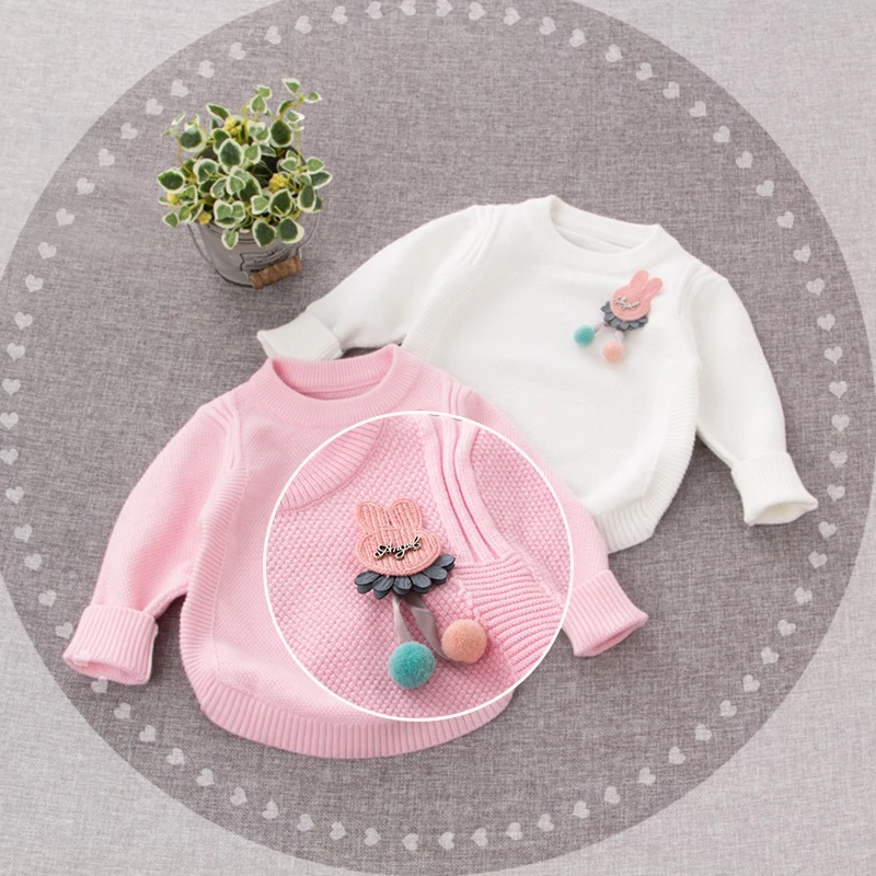 

Baby coat winter girls coat kids clothes keep warm sweater Jacket for 1-2years infant coat