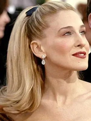 Curly Blonde Virgin Human Hair Ponytail Hairpieces Clip In