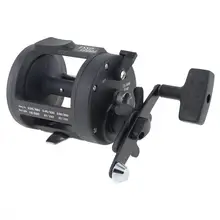 Прочная черная барабанная Рыболовная катушка серии 3000 Передаточное отношение 3,8: 1 Троллинг колесо литье лодка морская Рыболовная катушка