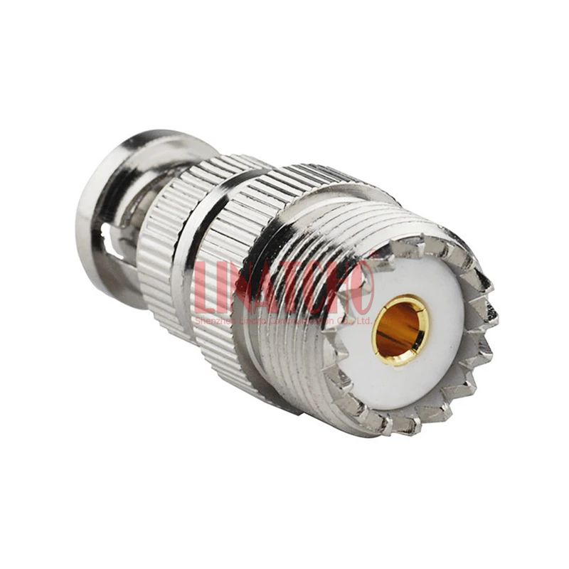 10 pcs 50 ohm straight pl259 uhf female to bnc male adaptor Connector for Two-way Radio and Cable Extension 10 pcs 50 ohm straight pl259 uhf female to bnc male adaptor Connector for Two-way Radio and Cable Extension