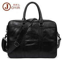 JOYIR, натуральная кожа, мужская сумка, Бизнес Стиль, мужской портфель, кожа 15,", сумка для ноутбука, мужская, повседневная, сумка через плечо, коровья кожа, сумка
