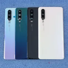 Для 6," huawei P30 Axisinternational стеклянный чехол для задней батареи корпус+ рамка для камеры+ стеклянный объектив+ вспышка+ Adhensive