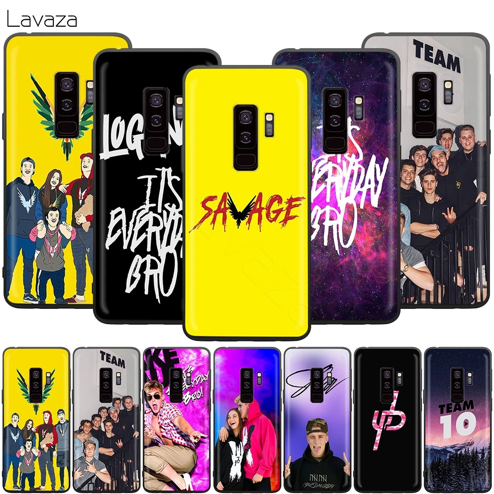 Чехол Jake Paul Team 10 для Samsung Galaxy S20 S10 S9 S8 S7 S6 Plus Note 9 8 M30 M20 M10 Edge Lite Ultra | Мобильные