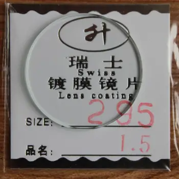 

Freeshipping New flat glass watch crystal diameter 29.5 mm Thick 1.5mm