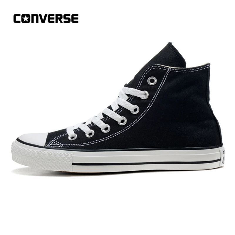 

Converse All Star Shoes Man and Women High Classic Unisex Black Sneakers Skateboarding Shoes 35-44