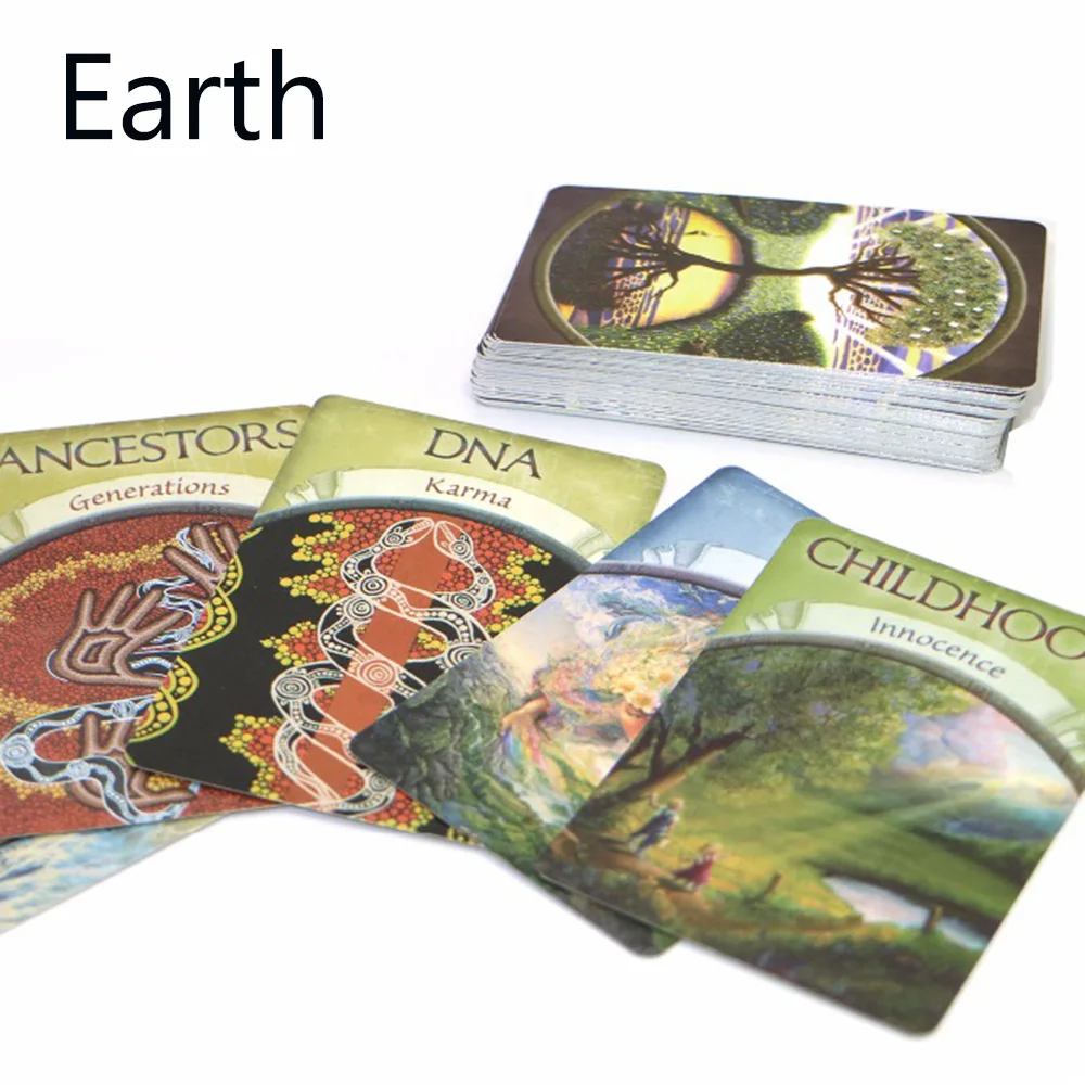 

48 oracle cards earth matic, read fate like tarot deck guidance life fortune teller