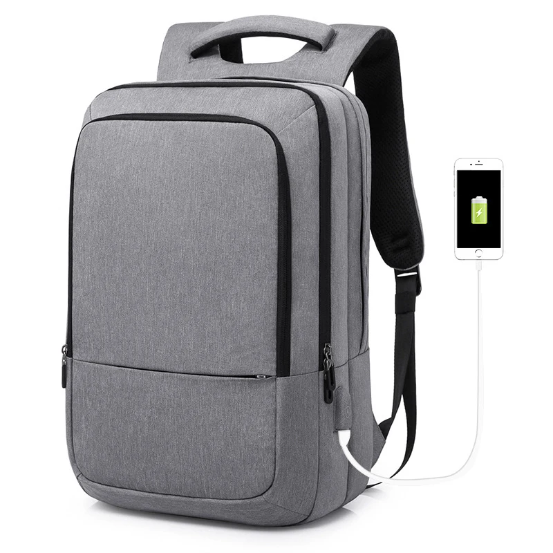 

casual men usb charging backpack for teenager 15.6 inch laptop business backpack new arrival large capacityoxford rucksack