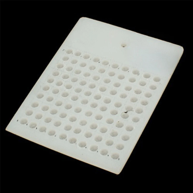 Pandahall 100 сетки/pc 67x99x4 мм белая пластиковая бусина Счетчик Доска для подсчета 5 мм бисер ювелирные изделия измерительный инструмент