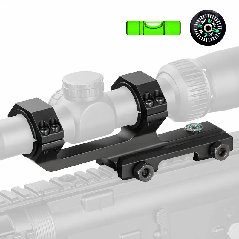 

PPT Black Color Scope Mount One Piece Rifle Scopes Mount 25.4mm-30mm Double Ring fits 21.2mm Rail gs24-0195