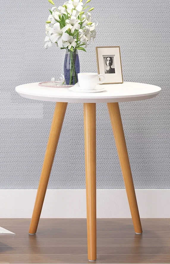 22 size: Modern simple living room coffee table, triangular and circle mini corner/tea/end table,small coffee desk