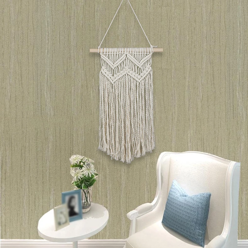 Tapestry Woven Tassel Bohemian Macrame Home Tapestry Wall Hanging Decor