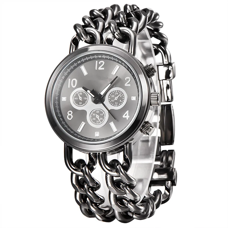 Pulseira Da Moda Relógio de Aço Inoxidável