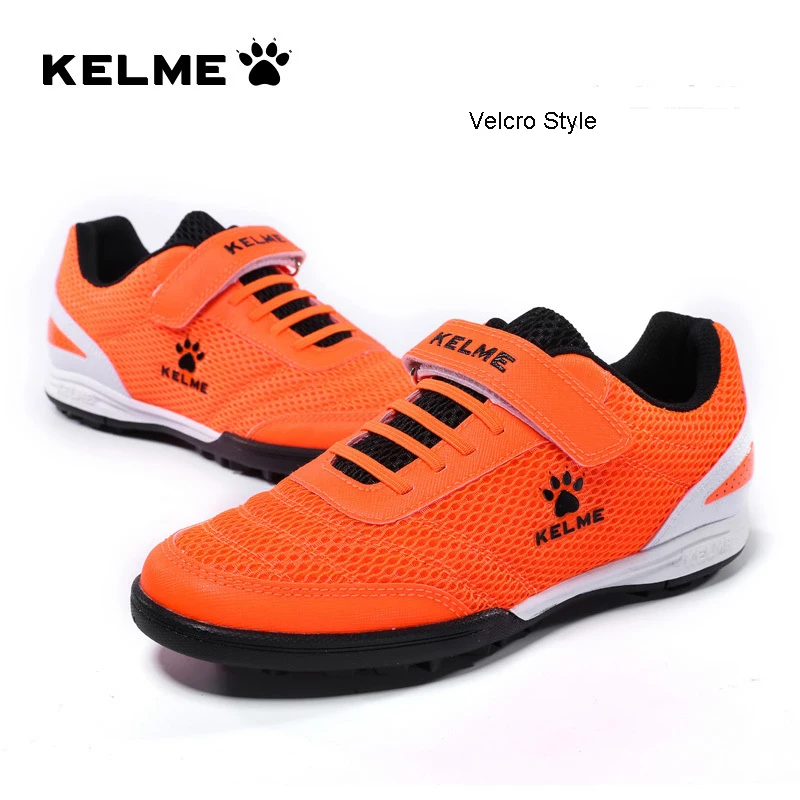 KELME/Детская футбольная обувь для футбола; кроссовки для помещений; сверхтонкая футбольная обувь на крючках и петлях; 6873003