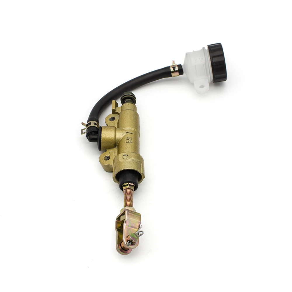 10mm Rear Foot Hydraulic Brake Master Cylinder Pump Pit Mini Bike GoKart Trolley