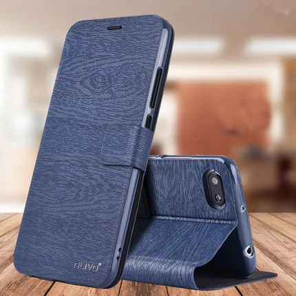 Xiaomi Redmi 6a حالة مختلط اللون محفظة بو الجلود فليب حالة ل Xiaomi Redmi 6a غطاء أزياء الدنيم النسيج تجارية (سابقا) الهاتف حقيبة