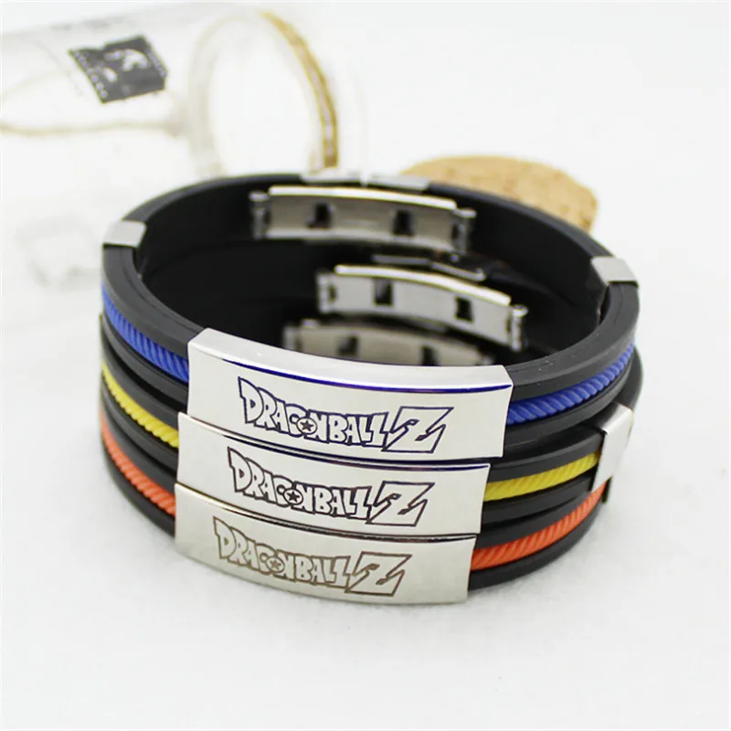 

Cartoon Anime Dragon Ball Periphery Taigang Silicone Bracelet Personalized Fashion Candy Color Jewelry Bracelet Holiday Gift