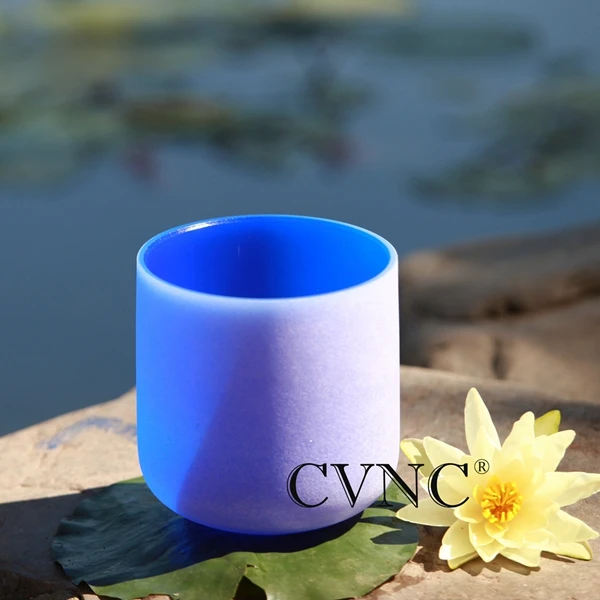 CVNC 432 Гц " цветной Note B с любой нотой чакра Матовый Кварцевый Кристалл Поющая чаша