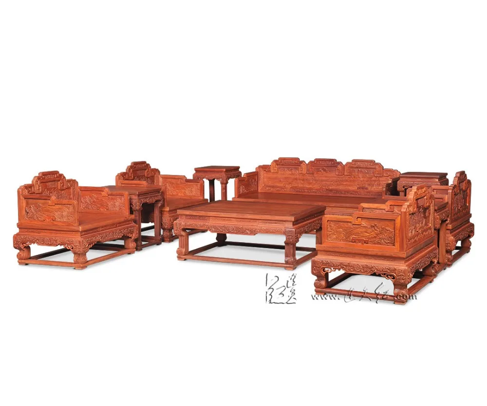 New Classical Chinese Style Sofa Bed Furniture Set Royal Rosewood Triple Chair Sunit Solid Wood Tea Table Antique Wooden Carving New Classical Chinese Style Sofa Bed Furniture Set Royal Rosewood Triple Chair Sunit Solid Wood Tea Table Antique Wooden Carving