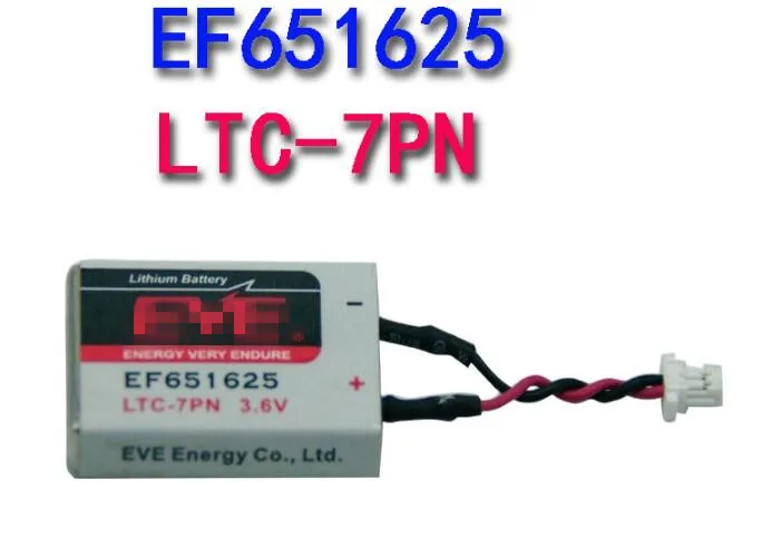1 шт. EF651625 LTC-7PN 3 6 В литиевая батарея с разъемом | Электроника