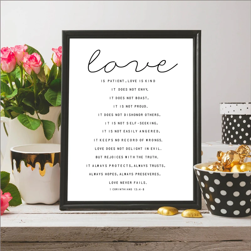 love is patient sticker