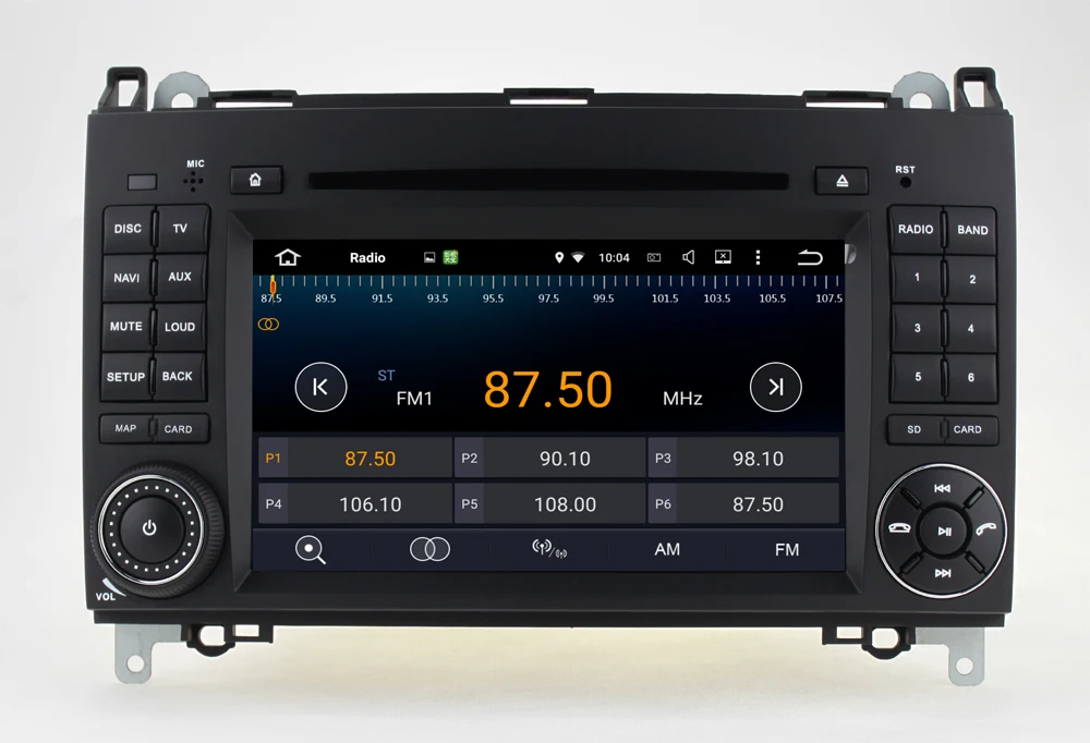 Best HIRIOT Car Android 8.0 DVD GPS Player For MERCEDES BENZ W169 B200 VIANO VITO W245 W09 Radio BT IPS Mirror link Wifi 2G Ram DAB+ 3