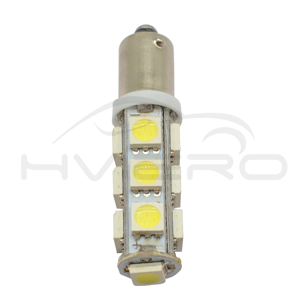 T11 Ba9s T4W 5050 13smd Белый Автомобильный светодиодный габаритный фонарь, светильник для номерного знака, фестон, купольная лампа, дверная лампа, Dc 12 v, парковочный клиновидный светодиодный