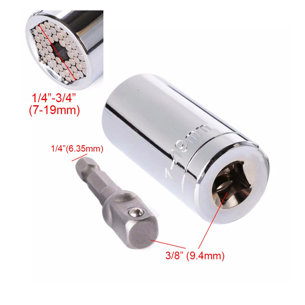 SANHOOII 7-19mm Universal Gator Power Adapter Powerful Socket Grip Multi Function Ratchet Shank Hand Tools set SANHOOII 7-19mm Universal Gator Power Adapter Powerful Socket Grip Multi Function Ratchet Shank Hand Tools set