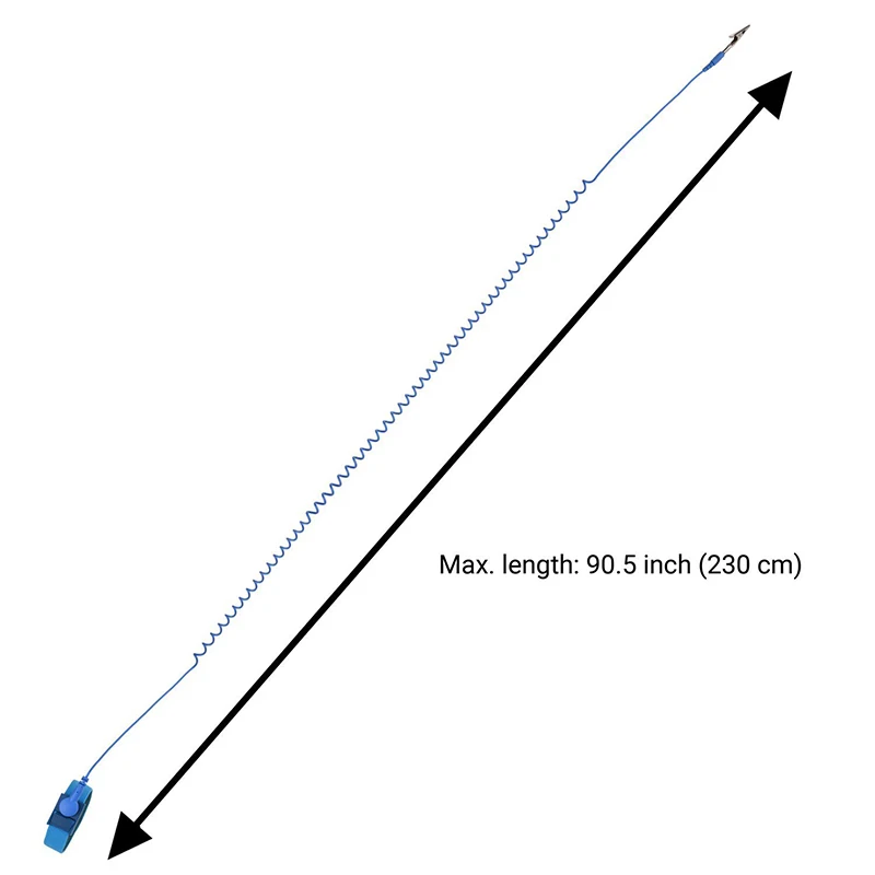 Бренд Антистатические ОУР Ремешок разряда заземления предотвращения статического шок с зажимом для чувствительной электроники ремонтные работы Инструменты