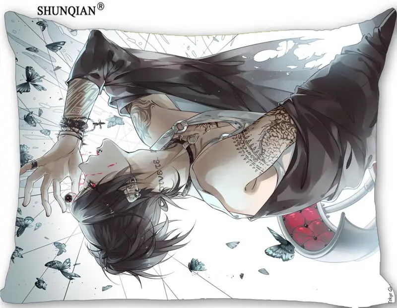 

Custom Tokyo Ghoul soft Pillowcase 45x35cm(One Side) Rectang Zipper Print Throw Pillowcase Cover
