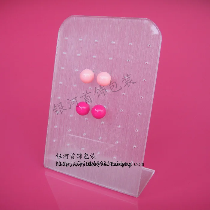 

Earring Display Stand Earring Studs Holder 48 Holes 24 Pairs Earring Display Case Jewelry Jewellery Display Stands Acrylic